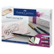 Kreatívna súprava - Popisovače Faber-Castell Pitt Artist Pen Hand Lettering - 12 ks