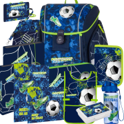 Školská aktovka Oxybag Premium Light Futbal Champion – 13-dielny set