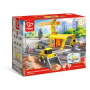 Vláčikodráha - Železničná súprava so žeriavom - 14 ks