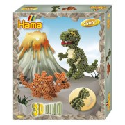 Hama Midi – 3D darčeková súprava – Dino – 2 500 ks
