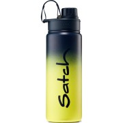 Kovová fľaša Satch, 500 ml – Blue Graffiti