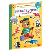BRUMKO ROZUMKO: SPOZNÁVAME ZVIERATKÁ – Samolepková knižka