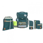Školská 7-dielna súprava Lässig – Slim Unique Dark green