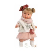 Llorens 42402 – realistická bábika so zvukmi a mäkkým látkovým telom JULIE – 42 cm