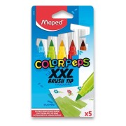 Fixky Maped Color´Peps XXL Brush, 5 farieb