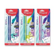 Grafitová ceruzka Maped Kidy Learn Finger Guide – 2 ks, tvrdosť HB, mix motívov