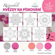 Pieskovanie pre deti sada Vianočné HVIEZDY – RUŽOVOBIELÉ