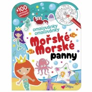 Omaľovánky so samolepkami - Morské panny