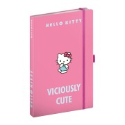 NOTIQUE Zápisník Hello Kitty, linajkovaný, 13 x 21 cm