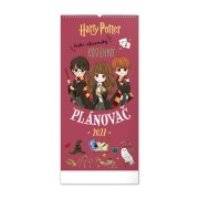 NOTIQUE Nástenný kalendár Rodinný plánovací Harry Potter 2027, 21 × 42 cm