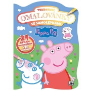 Tvarované omaľovánky so samolepkami Prasiatko peppa