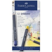 Pastelky Faber-Castell Goldfaber plechová krabička 12 farieb