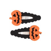 Souza! - Sponky do vlasov Pumpkin s oranžovými tekvicami - 2 ks