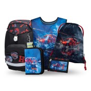 Školský batoh BAAGL Airy Plus Záchranári – 5-dielny set