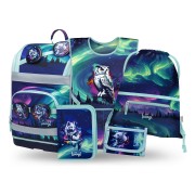 BAAGL SET 5 Zippy Plus Aurora: aktovka, peračník, vrecko, zástera, peňaženka GRS